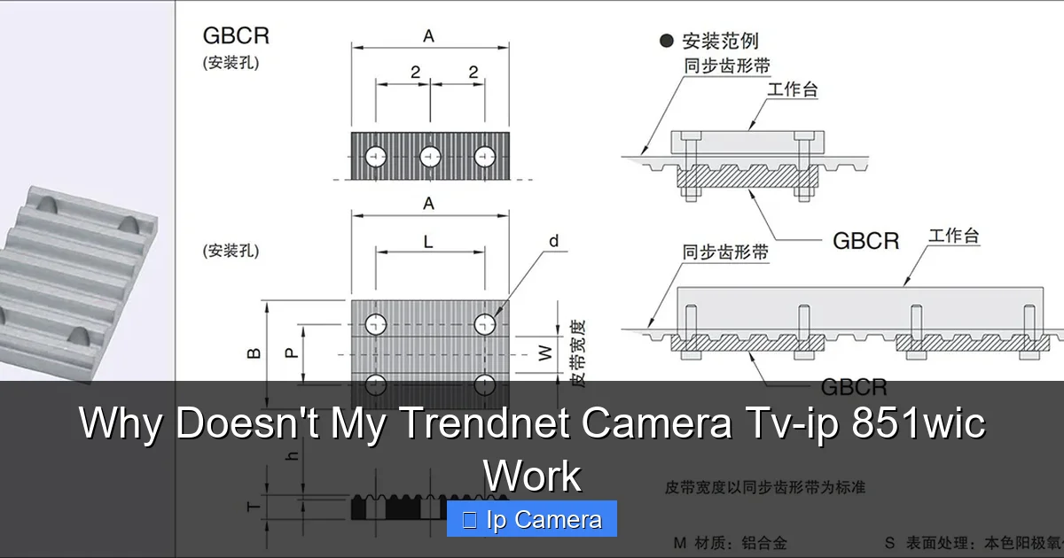 Why Doesn't My Trendnet Camera Tv-ip 851wic Work