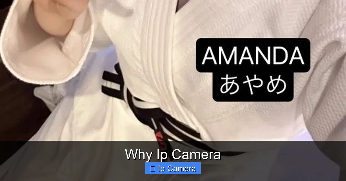 Why Ip Camera