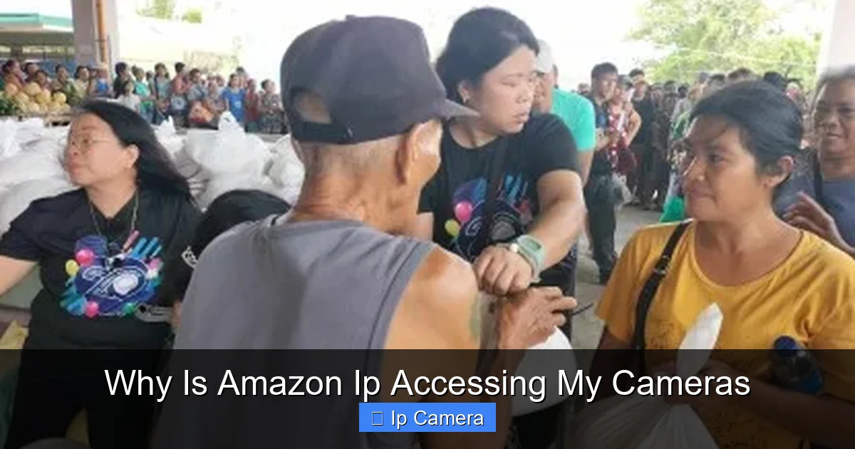 Why Is Amazon Ip Accessing My Cameras