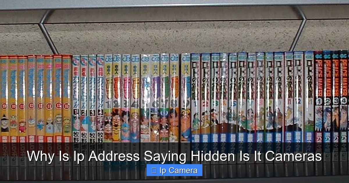Why Is Ip Address Saying Hidden Is It Cameras