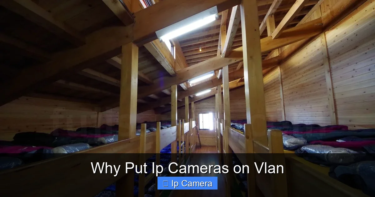 Why Put Ip Cameras on Vlan