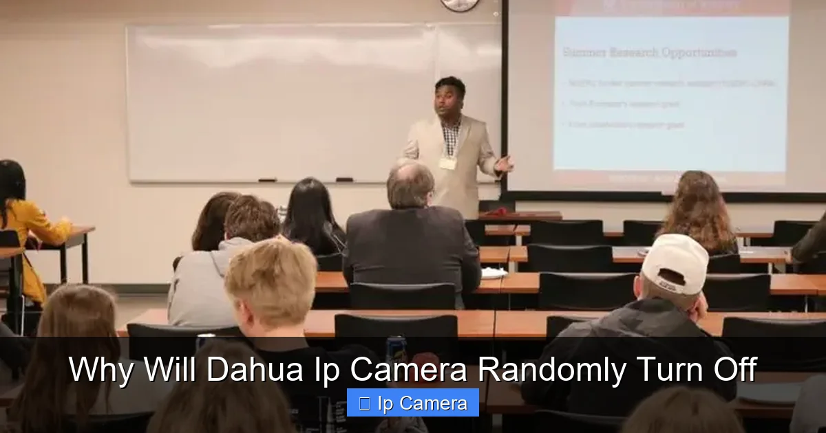 Why Will Dahua Ip Camera Randomly Turn Off