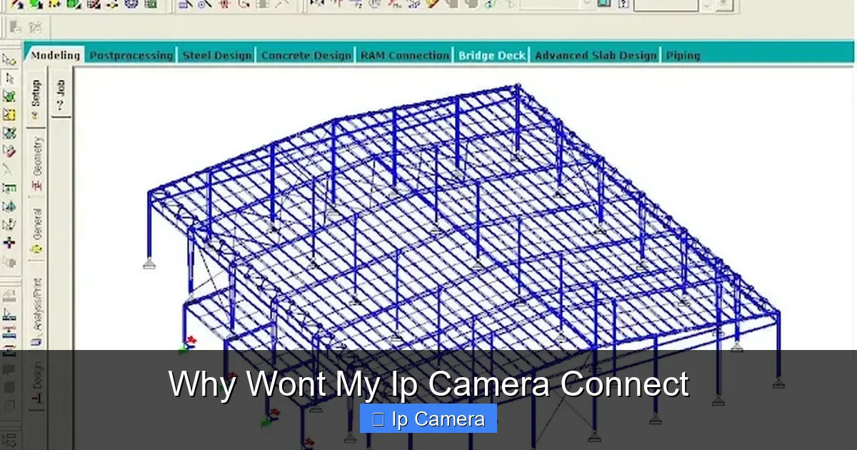 Why Wont My Ip Camera Connect