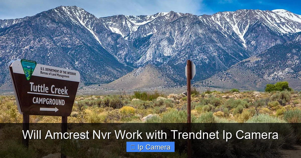 Will Amcrest Nvr Work with Trendnet Ip Camera