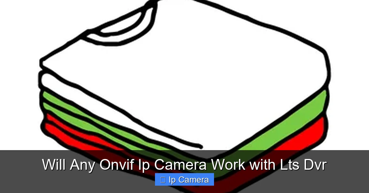 Will Any Onvif Ip Camera Work with Lts Dvr