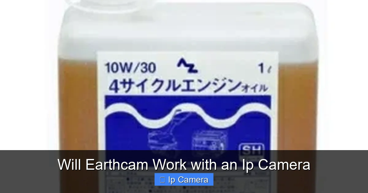 Will Earthcam Work with an Ip Camera