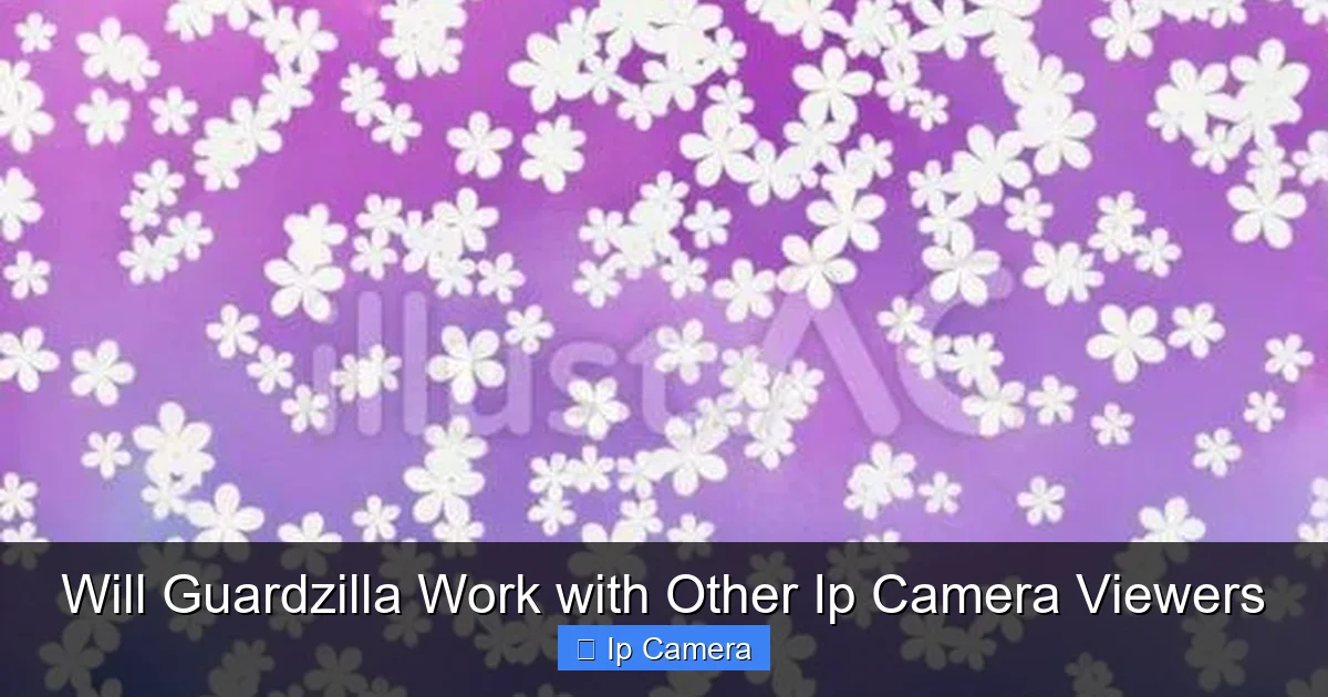 Will Guardzilla Work with Other Ip Camera Viewers