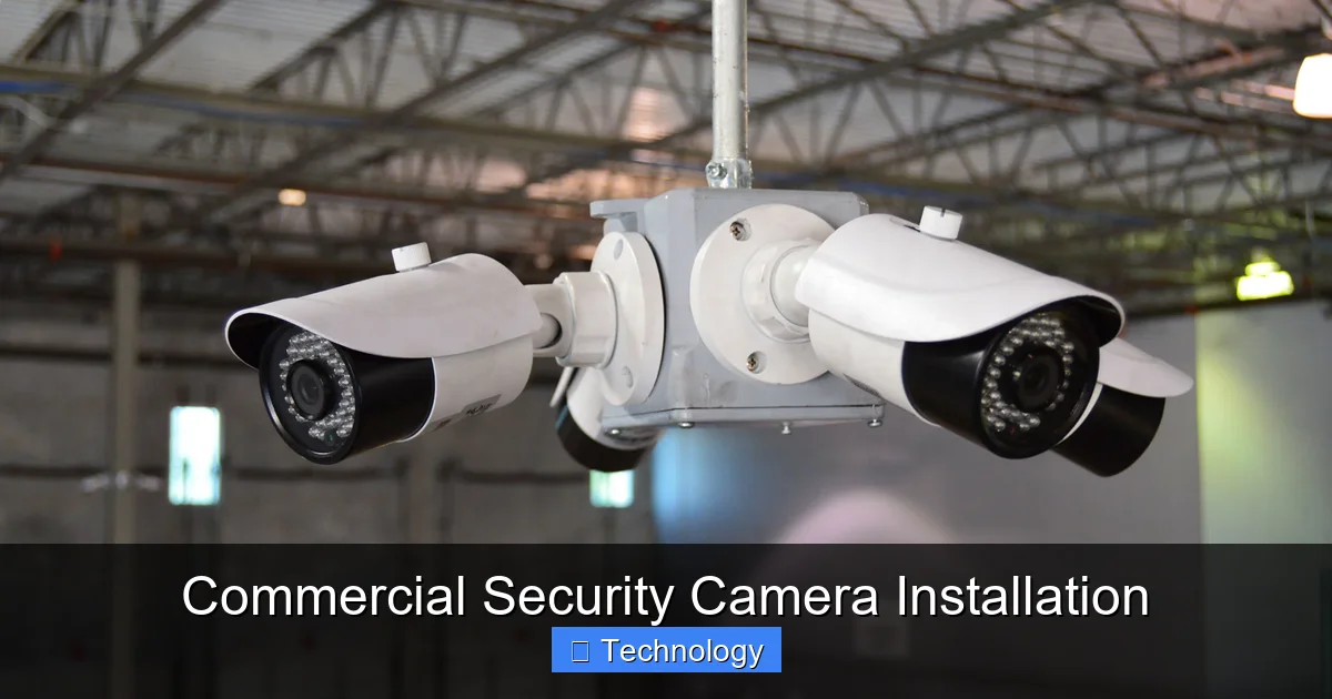 Commercial Security Camera Installation