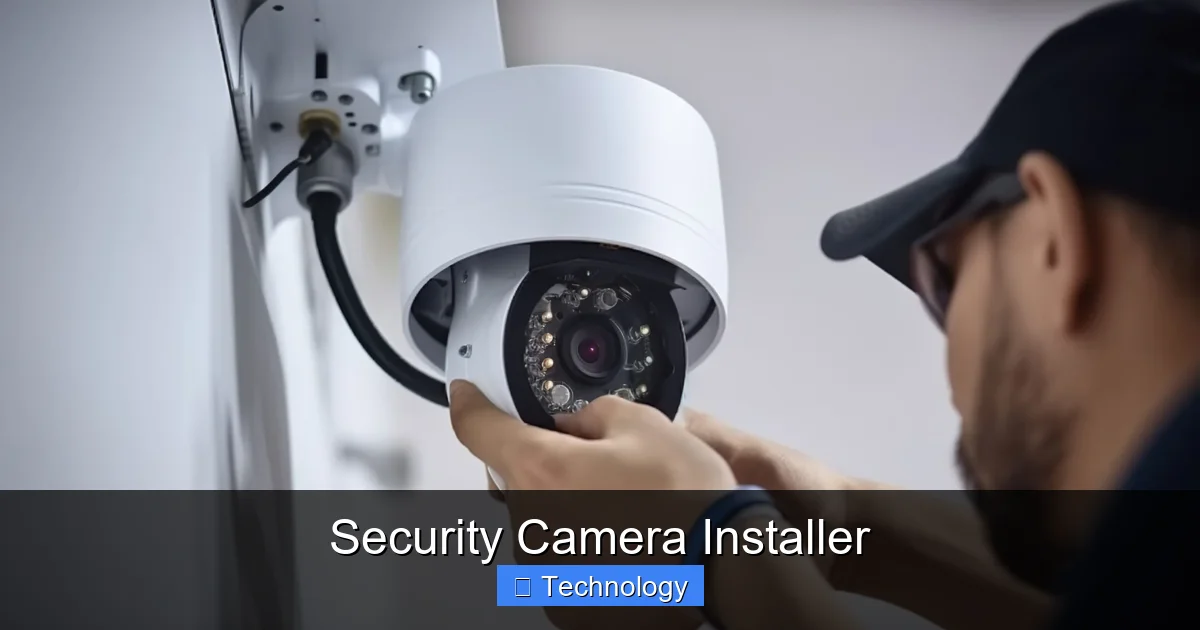 Security Camera Installer