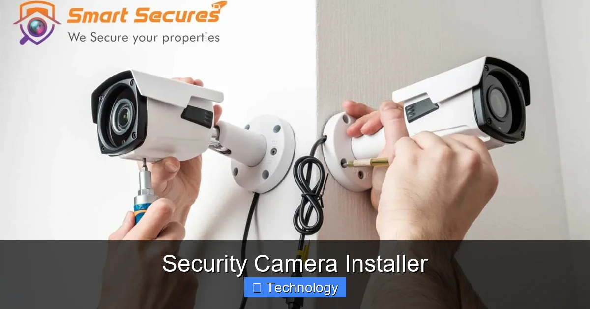 Security Camera Installer