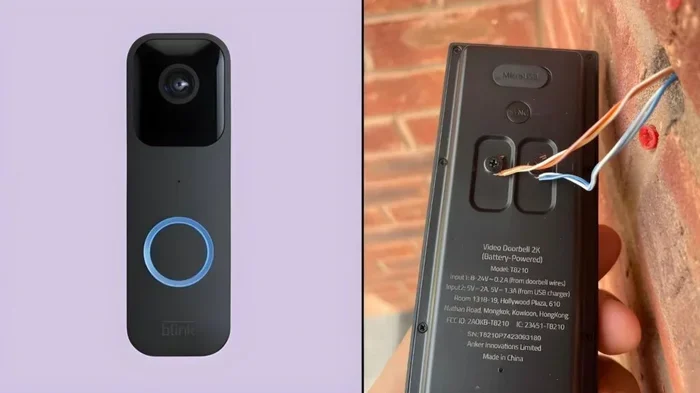 Blink Doorbell Mounting Instructions