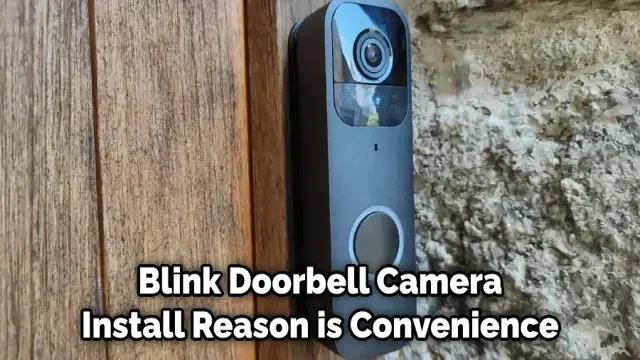 Blink Doorbell Battery Life