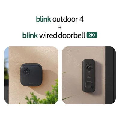 Blink Outdoor 4 and Wired Door
