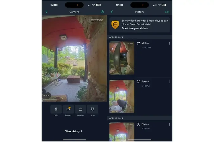 Blink App for Doorbell